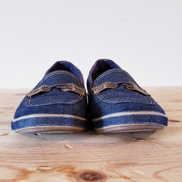 Grasshoppers denim loafers comfort shoe size 8.5 - Picture 6 of 7